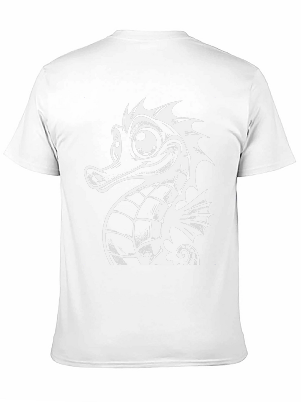 Seahorse Graphic Tee - Black
