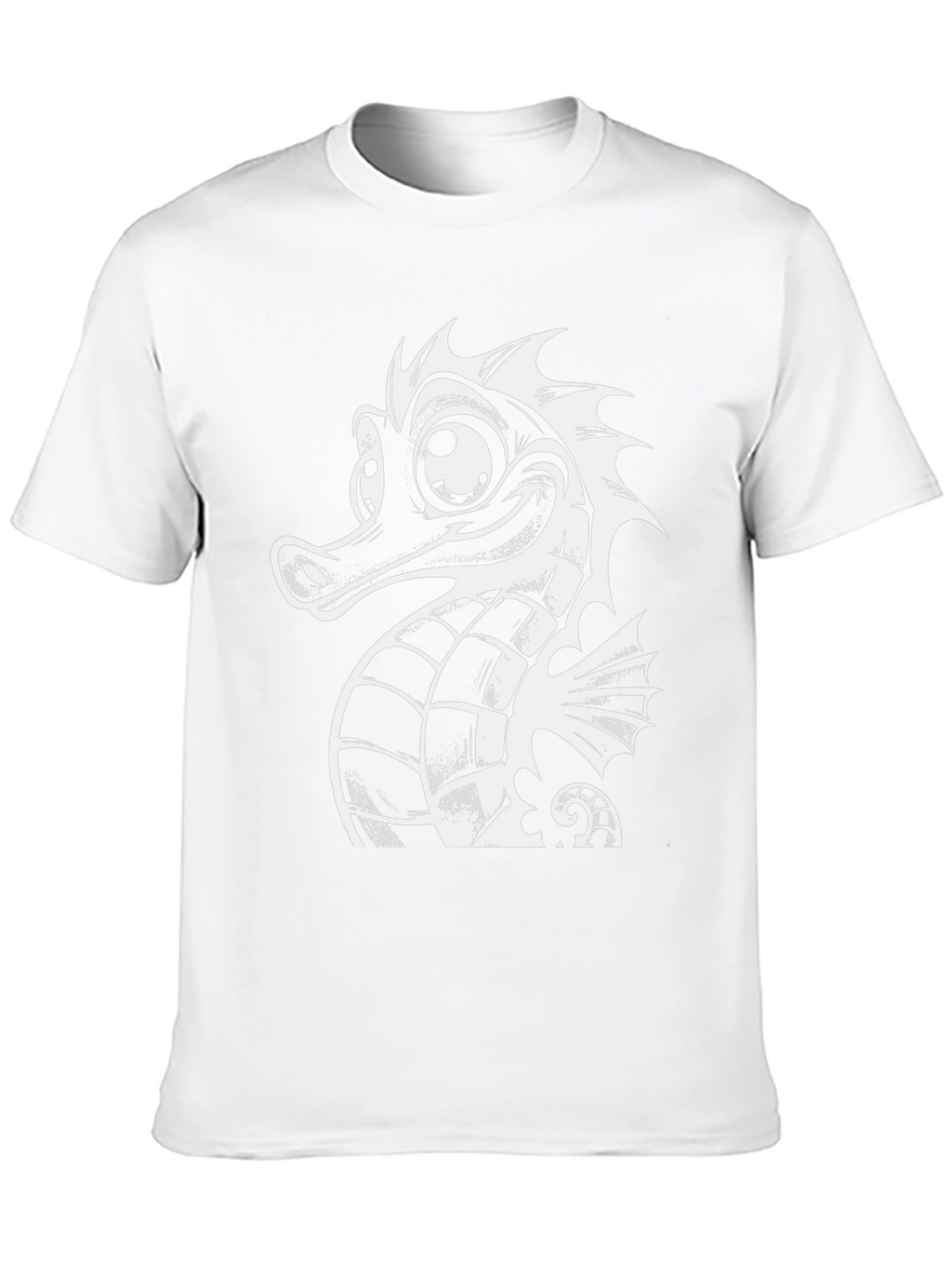Seahorse Graphic Tee - Black