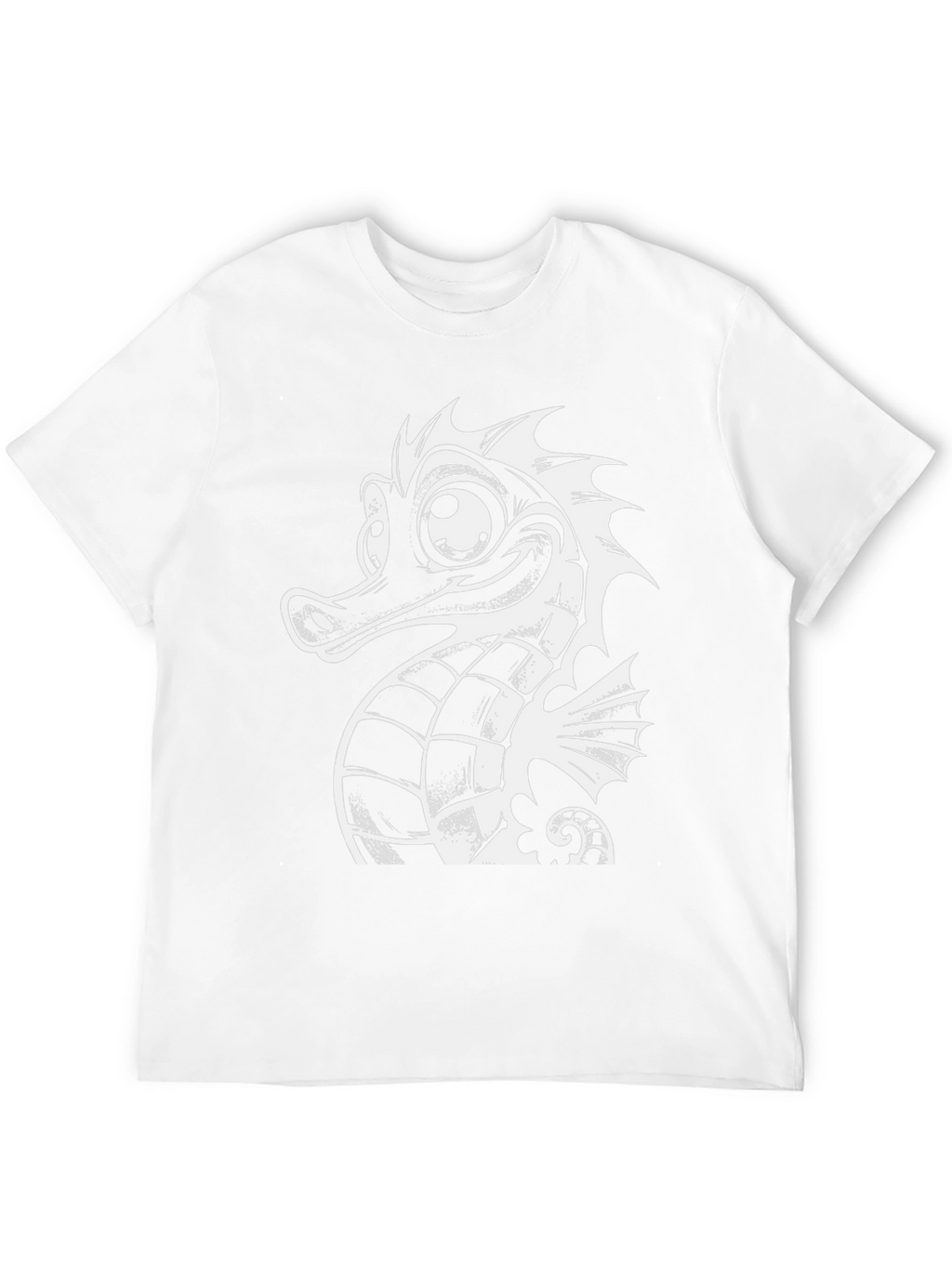 Seahorse Graphic Tee - Black