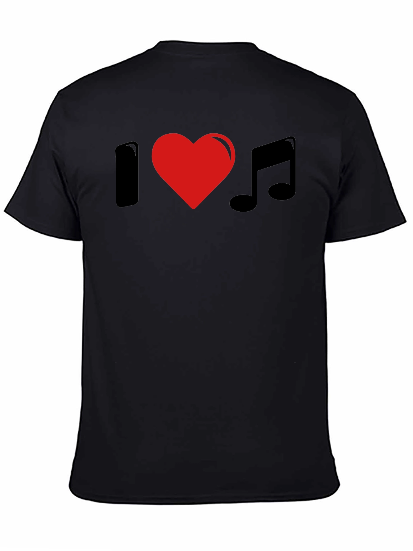 I Heart Music Black T-Shirt