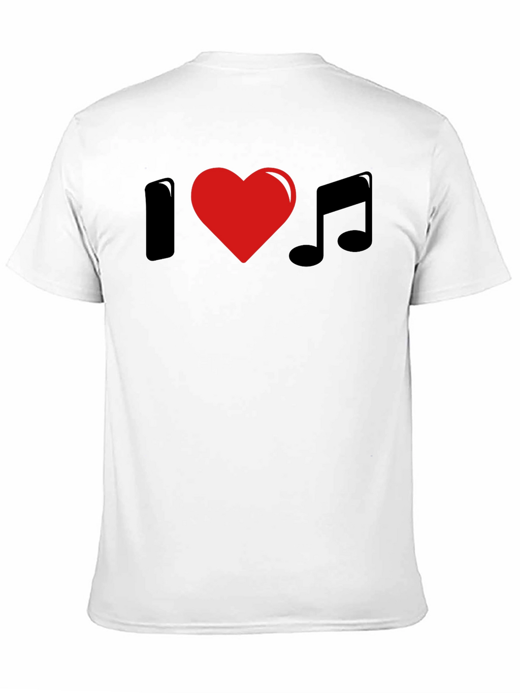 I Heart Music Black T-Shirt