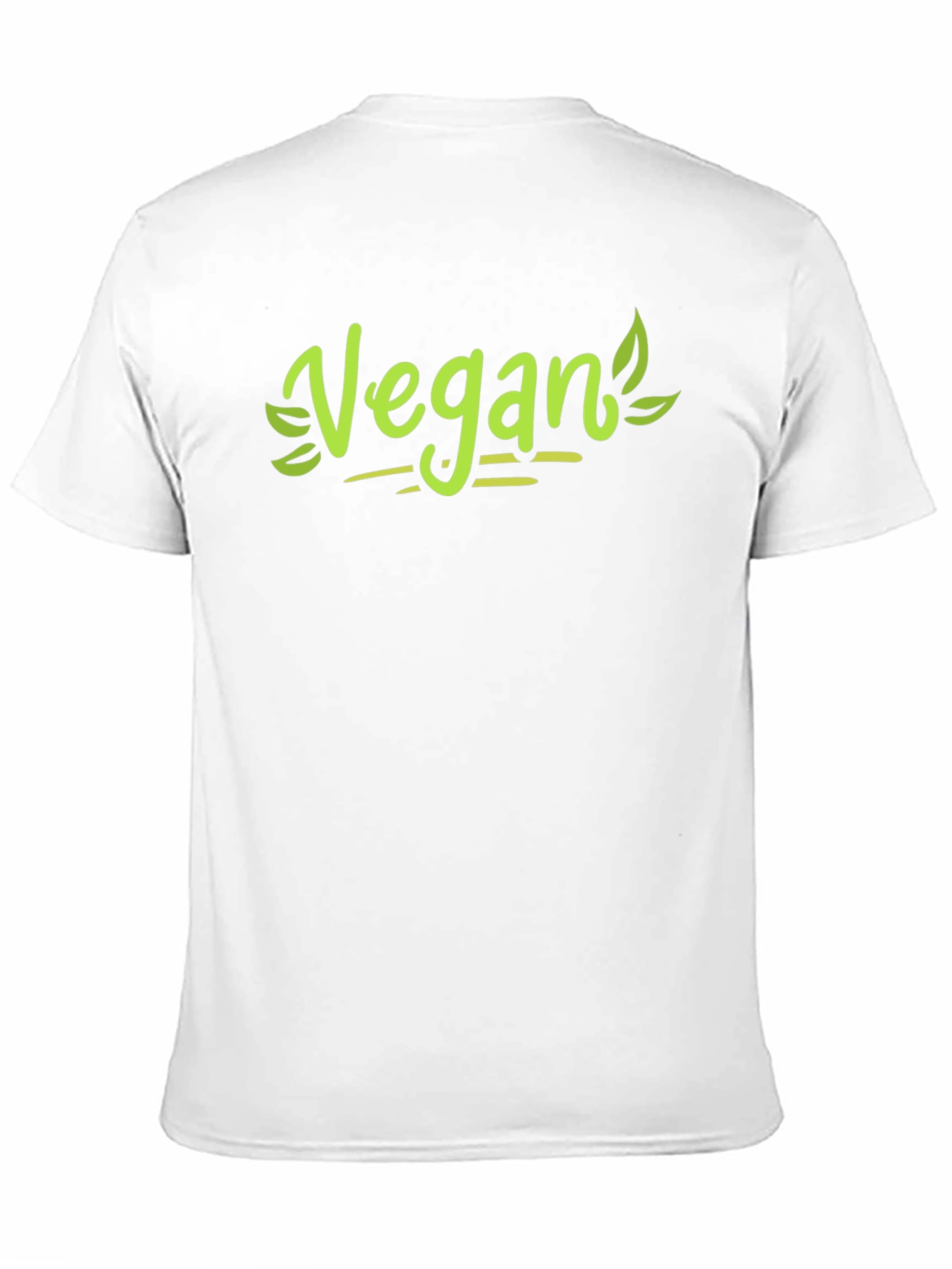 Vegan Graphic Tee - Black Cotton Blend T-Shirt