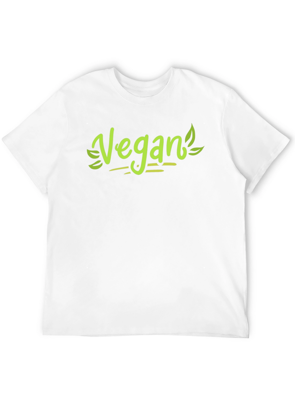 Vegan Graphic Tee - Black Cotton Blend T-Shirt