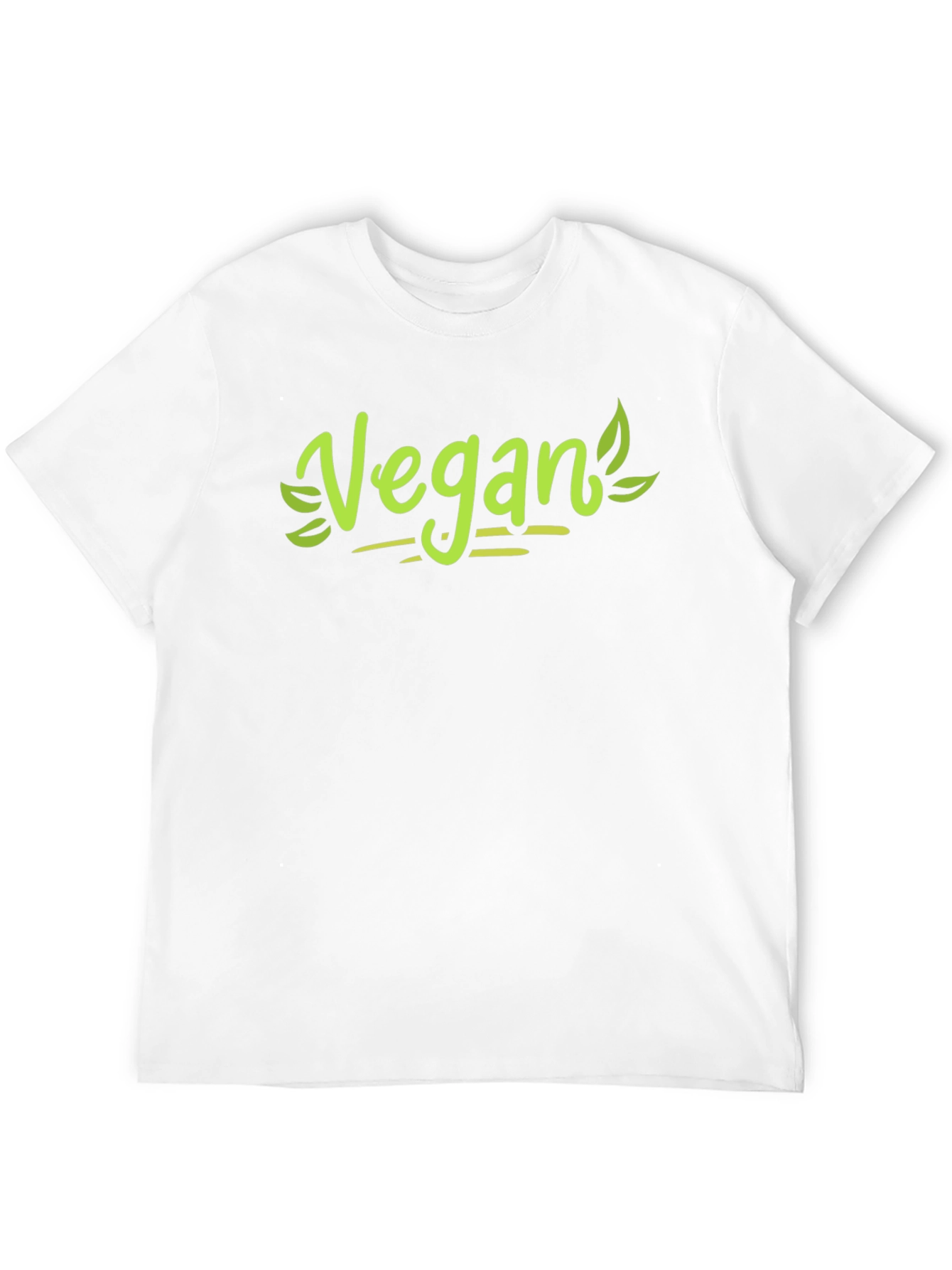 Vegan Graphic Tee - Black Cotton Blend T-Shirt