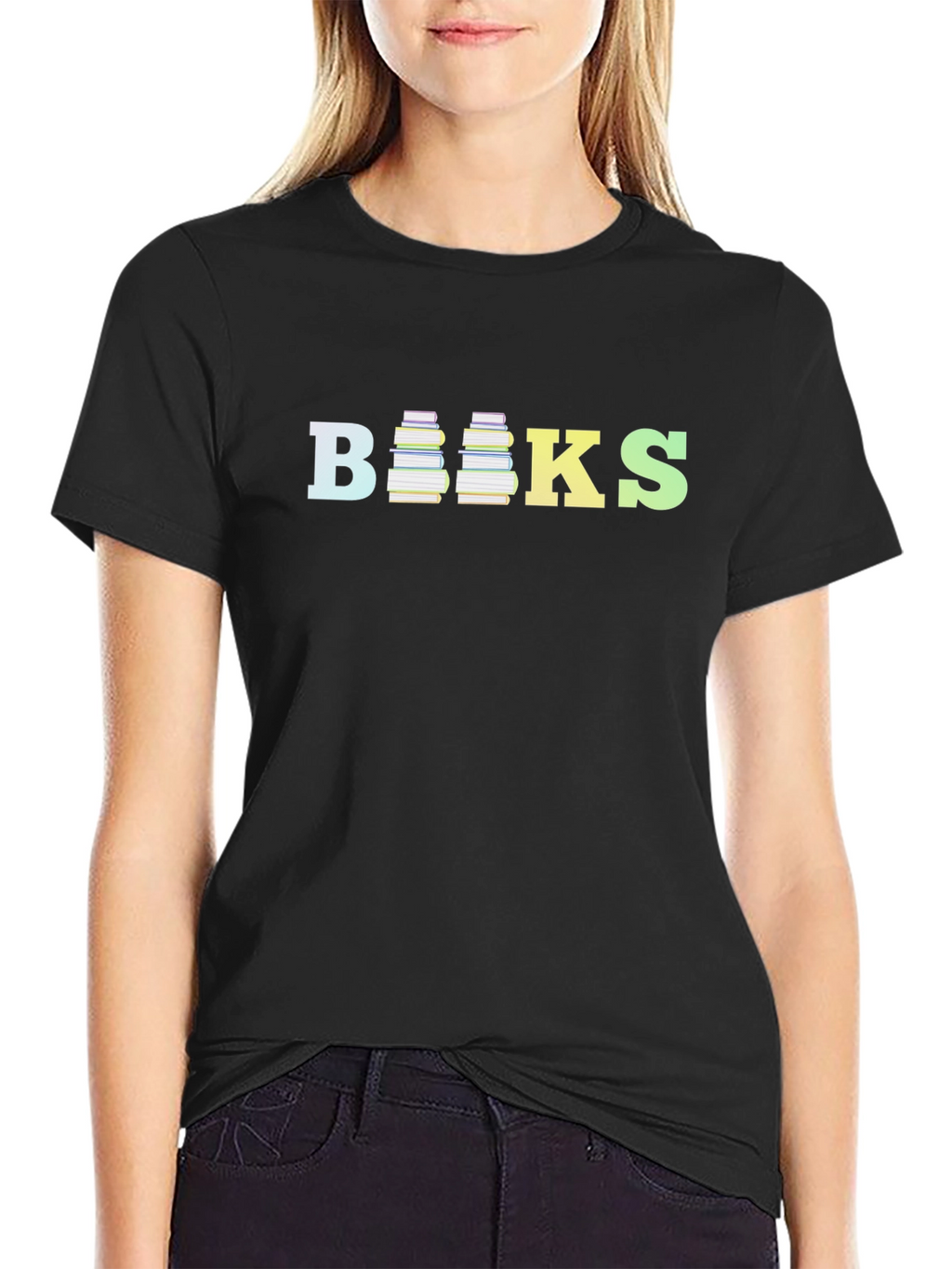 Stylish Books Graphic Tee - Reading Lover Shirt