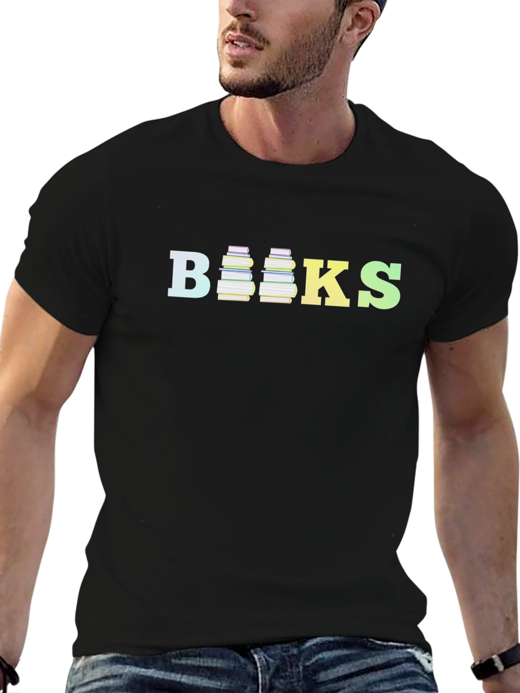 Stylish Books Graphic Tee - Reading Lover Shirt