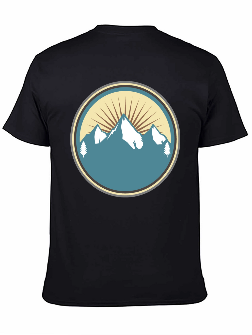 Mountain Peak Graphic Tee - Nature Inspired Style