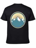 Mountain Peak Graphic Tee - Nature Inspired Style