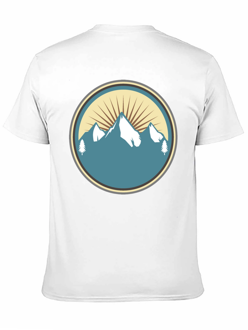 Mountain Peak Graphic Tee - Nature Inspired Style