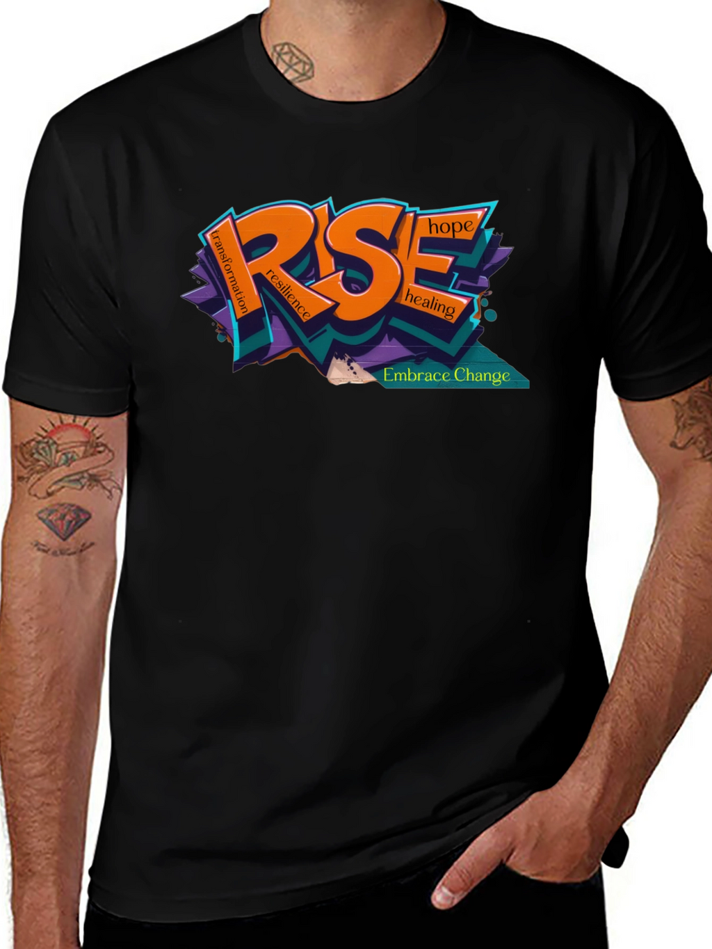 Rise Graphic Tee - Embrace Change