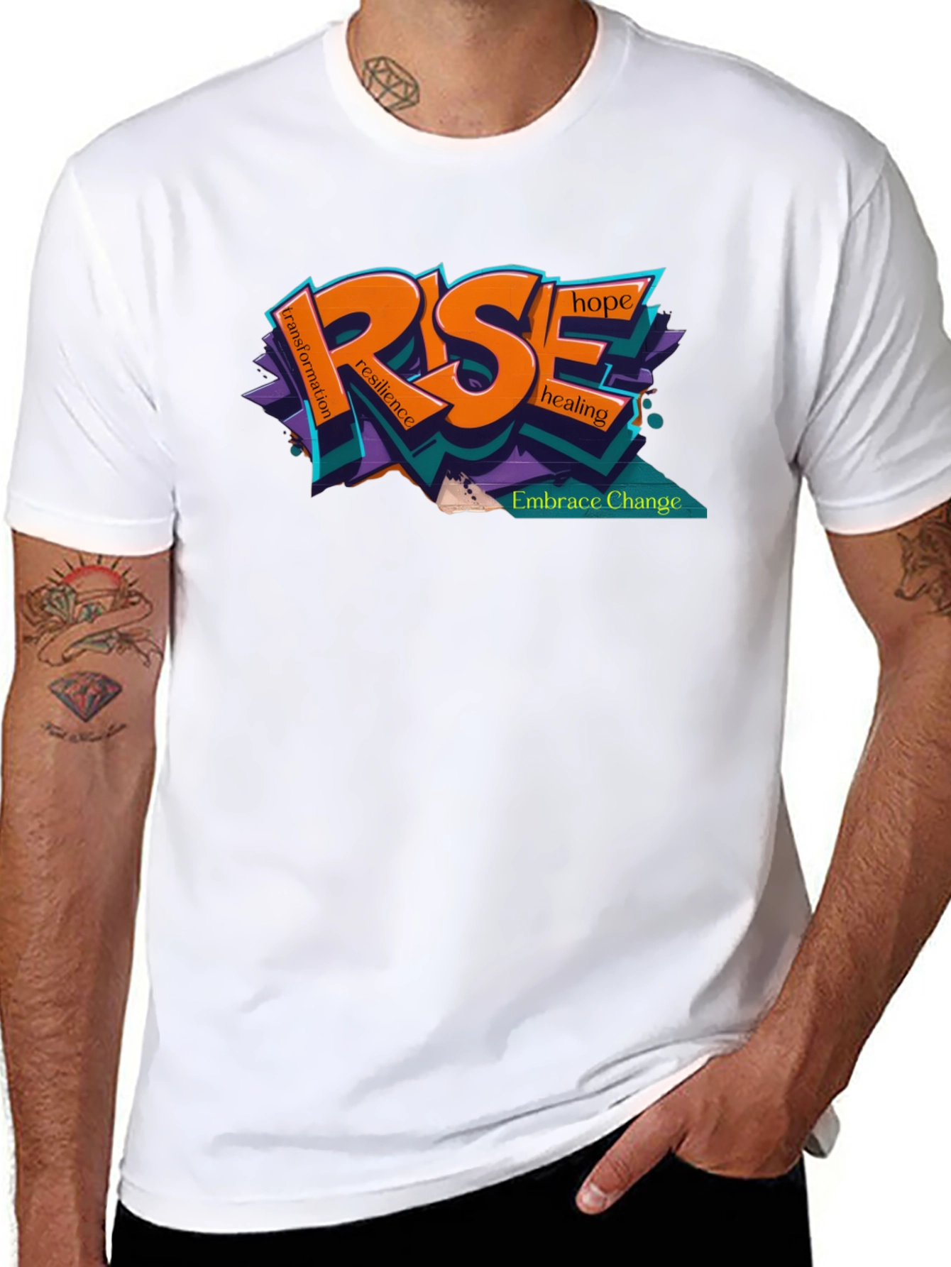 Rise Graphic Tee - Embrace Change