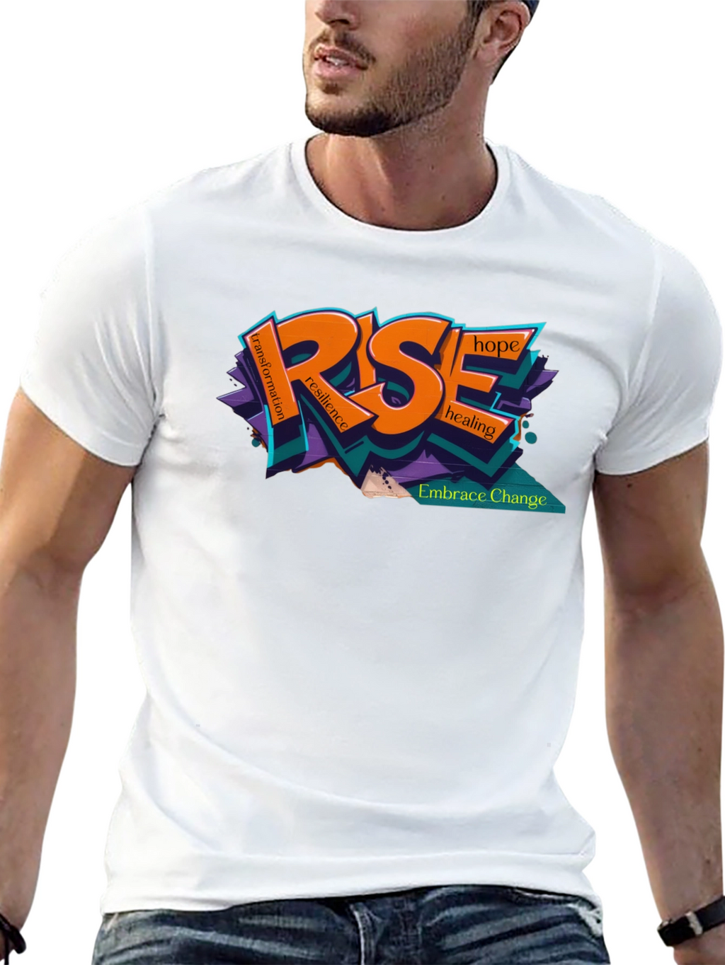 Rise Graphic Tee - Embrace Change