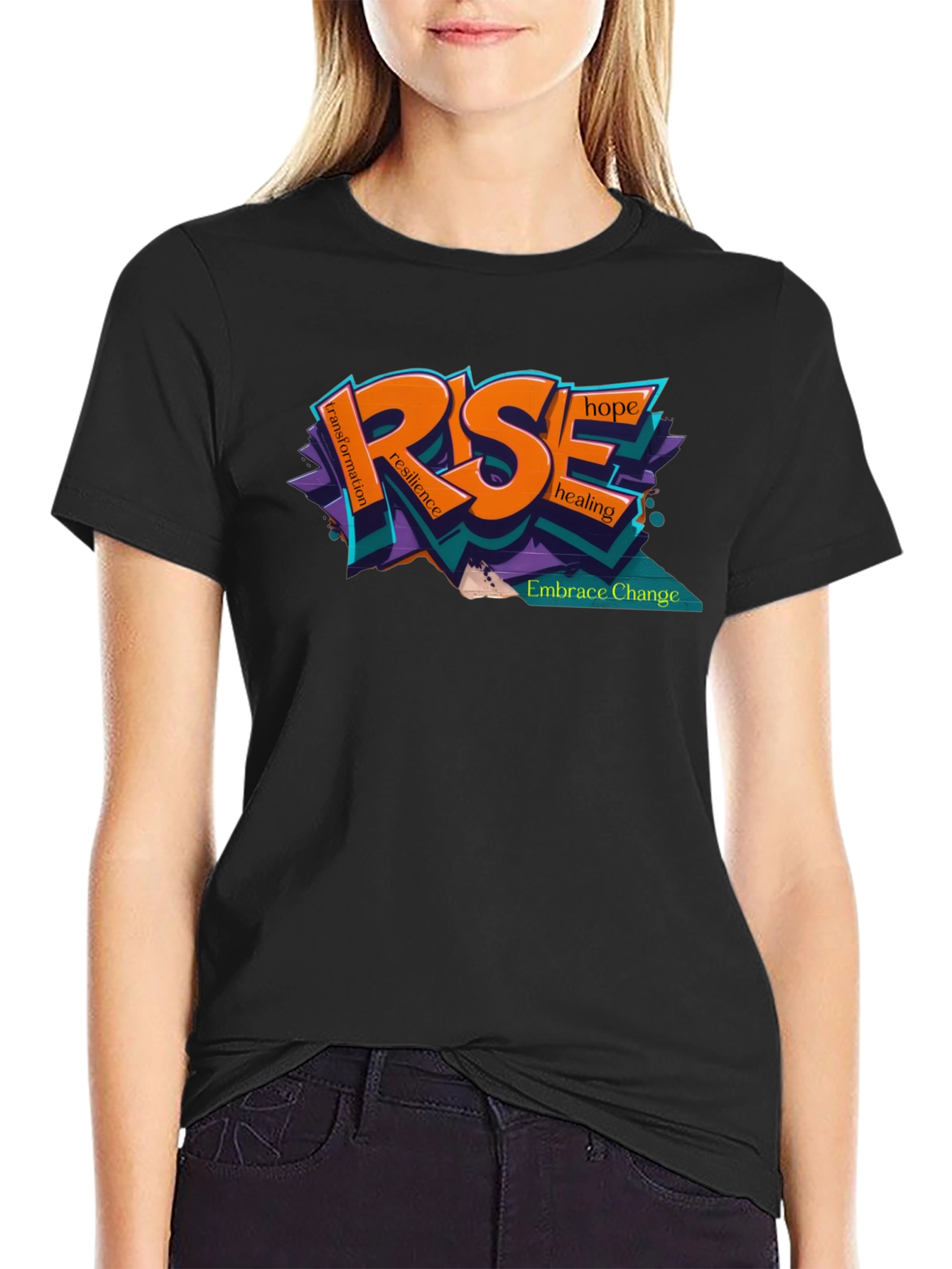 Rise Graphic Tee - Embrace Change