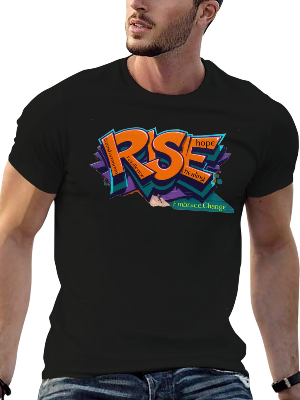 Rise Graphic Tee - Embrace Change
