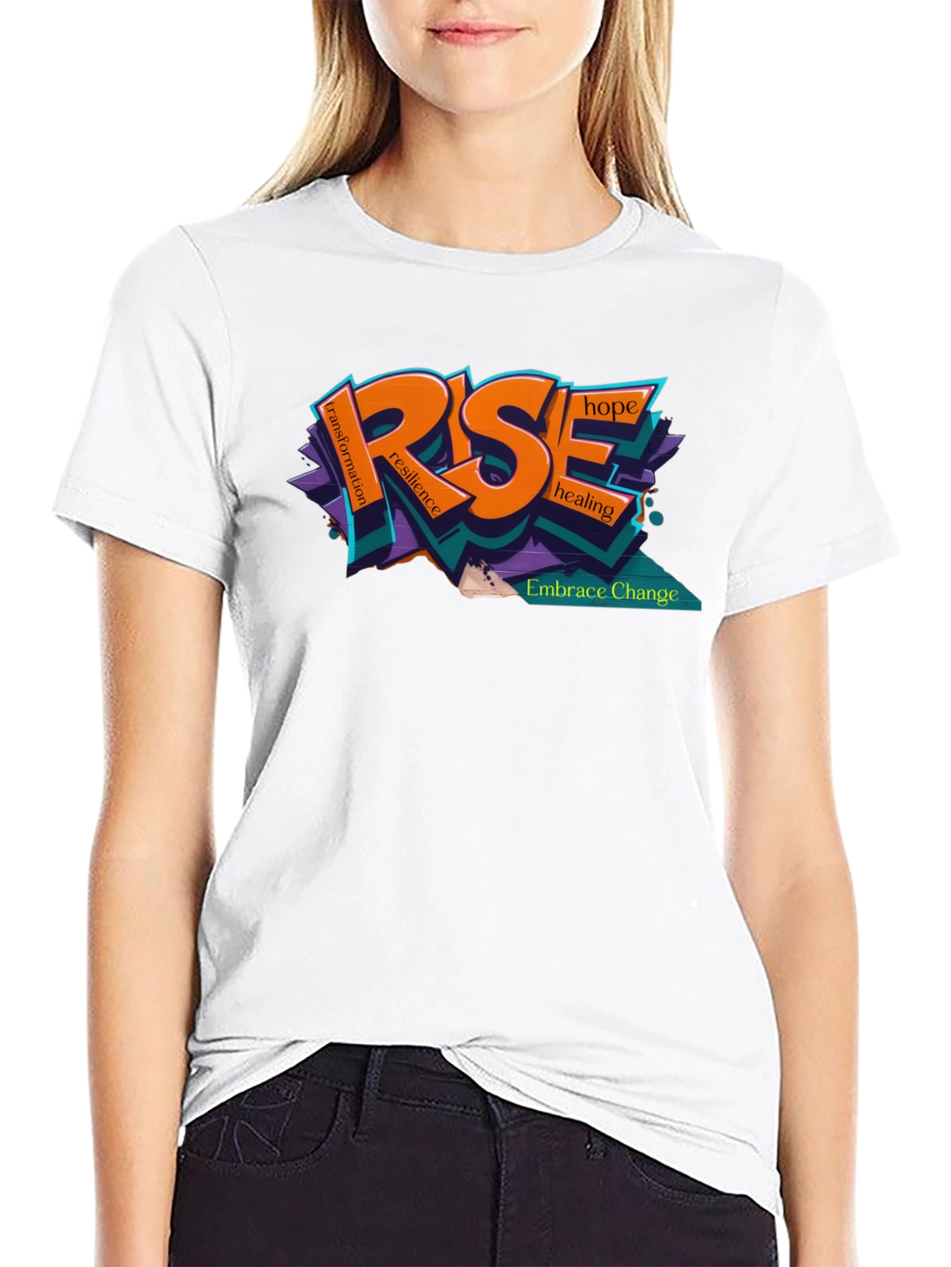 Rise Graphic Tee - Embrace Change