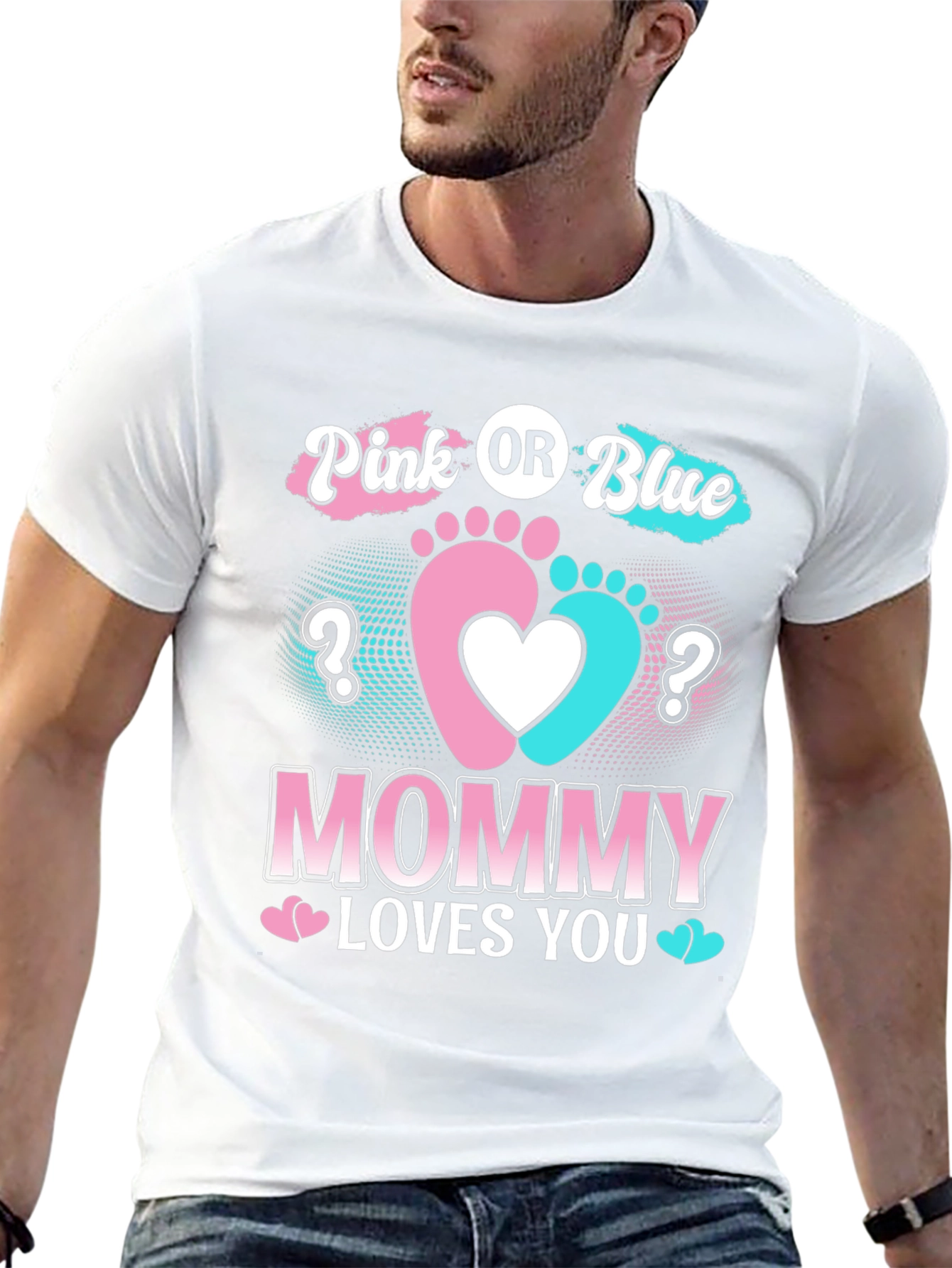 Pink or Blue Mommy Loves You T-Shirt