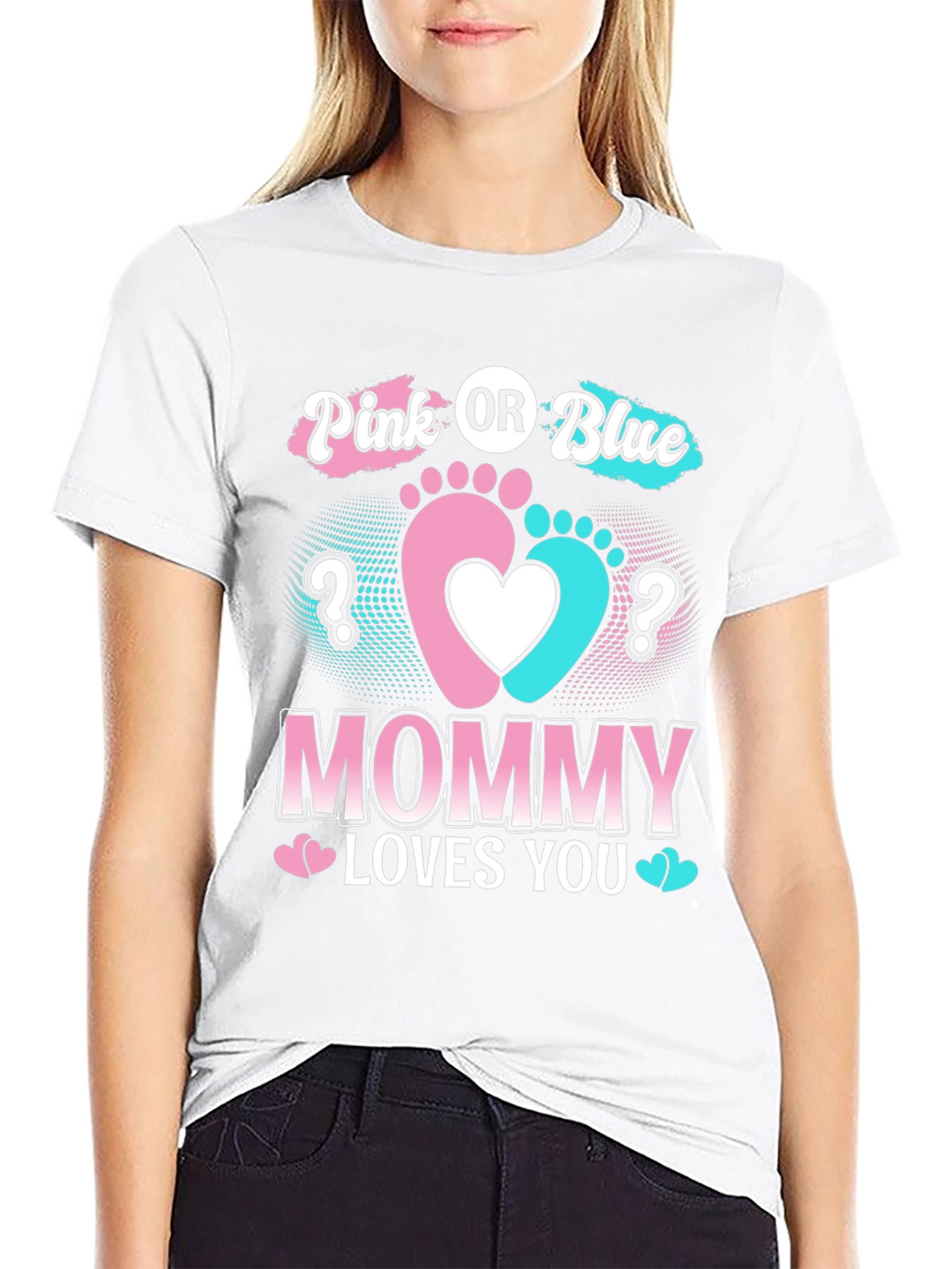 Pink or Blue Mommy Loves You T-Shirt