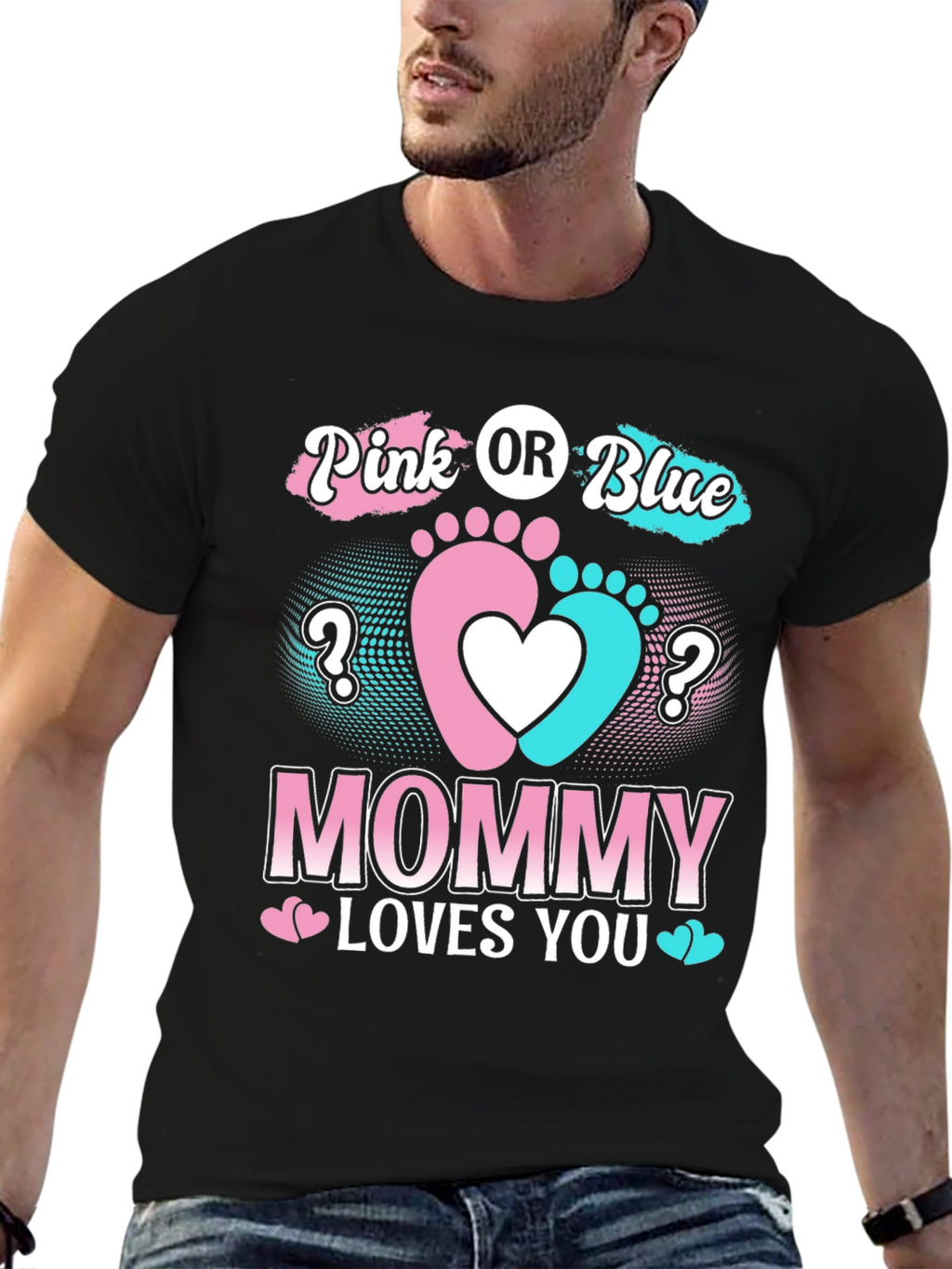 Pink or Blue Mommy Loves You T-Shirt