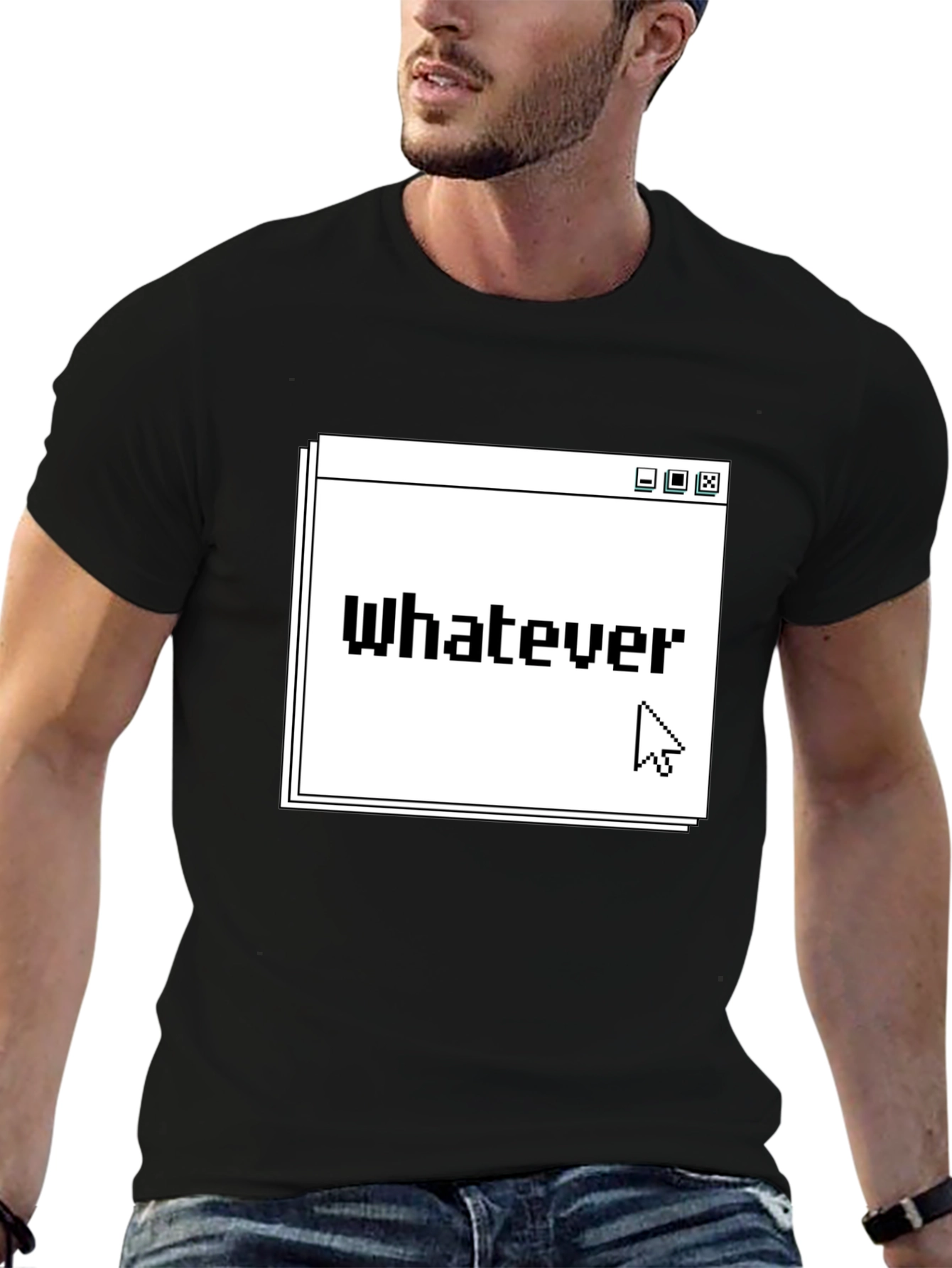 Whatever T-Shirt - Pixel Art Design
