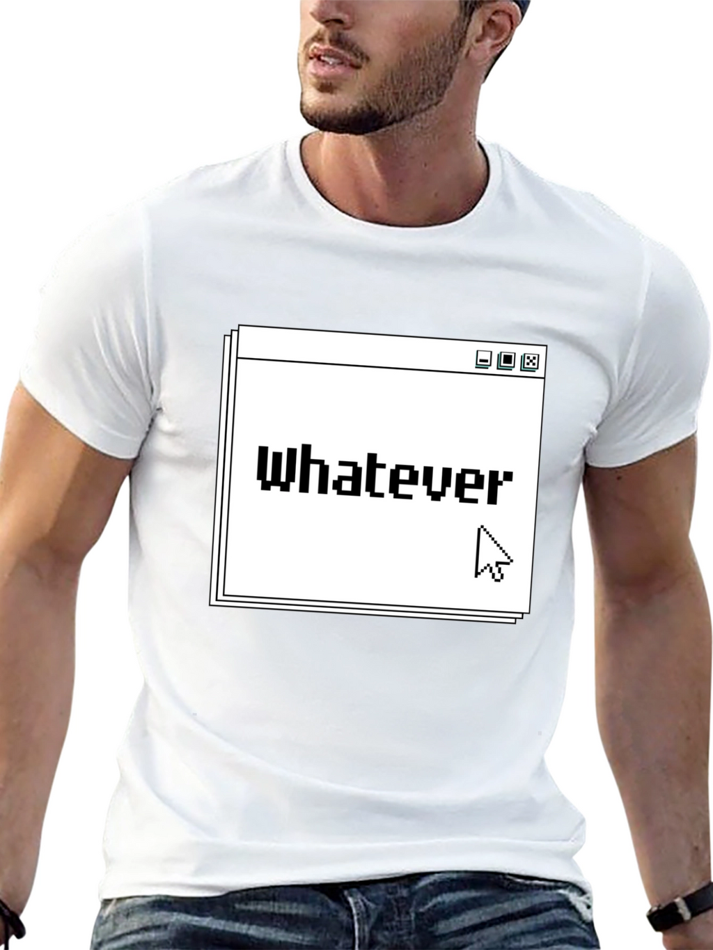 Whatever T-Shirt - Pixel Art Design