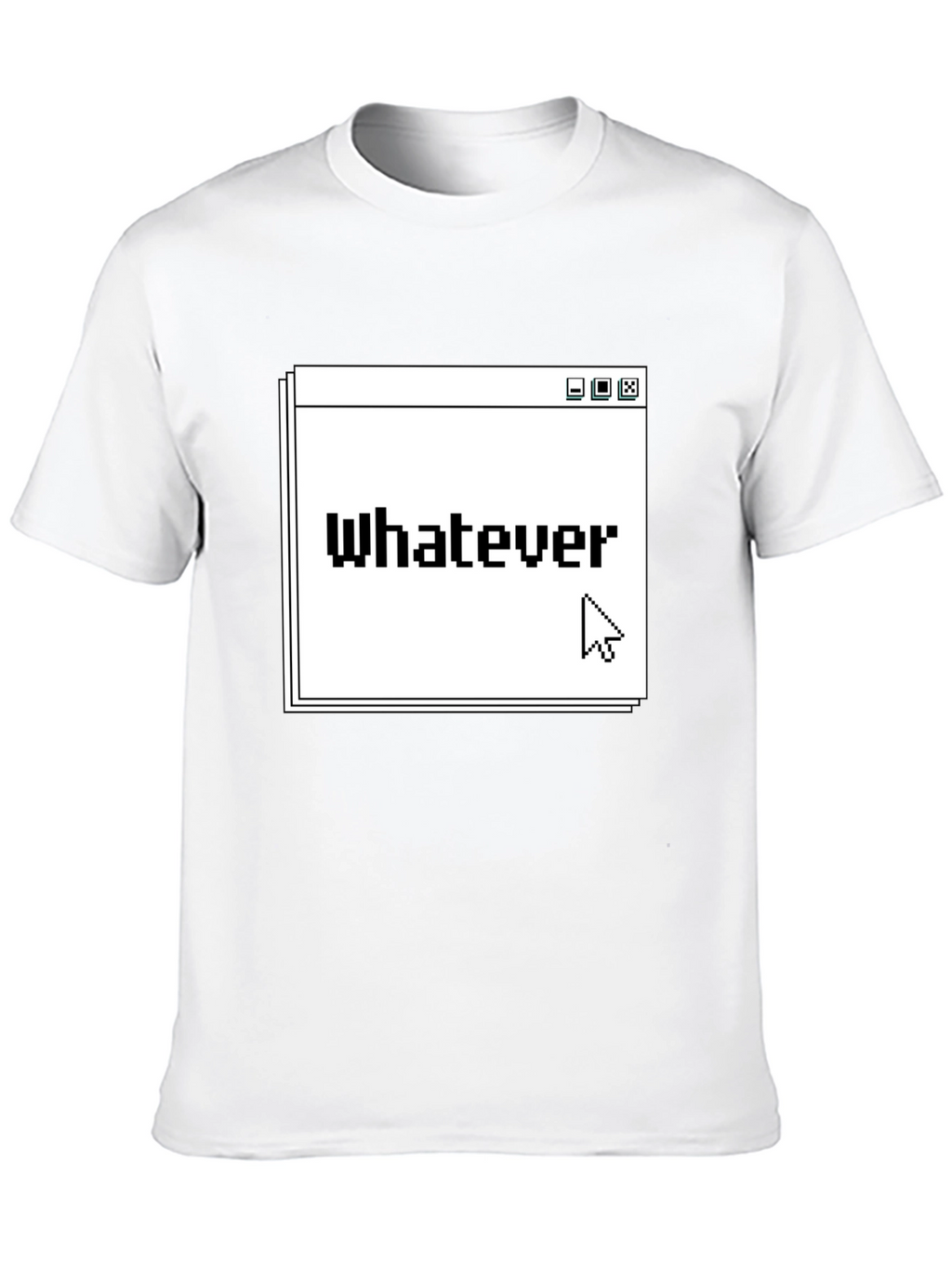 Whatever T-Shirt - Pixel Art Design