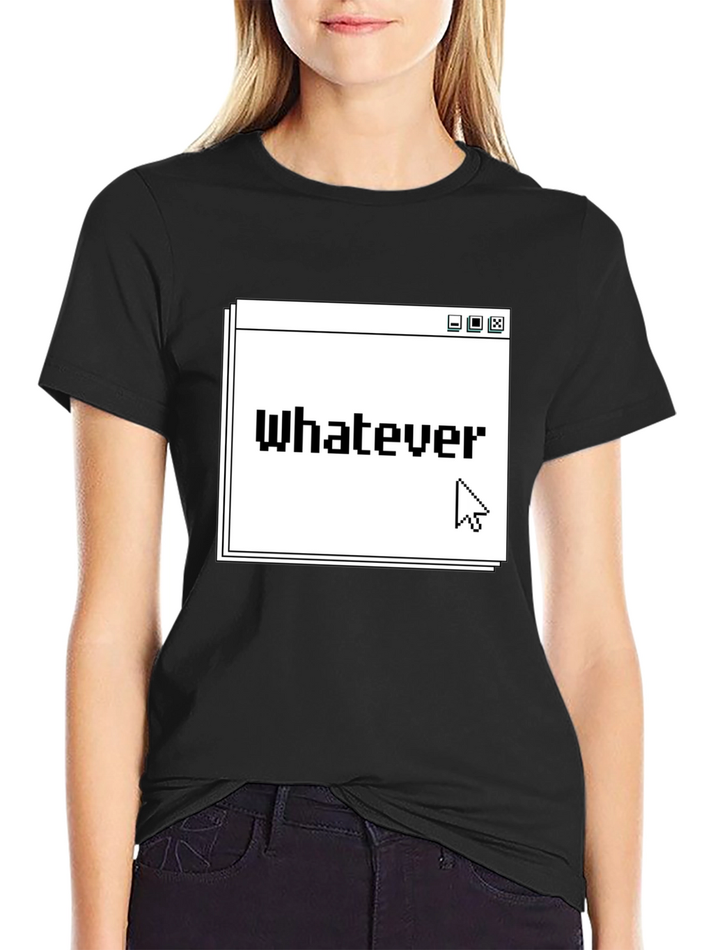 Whatever T-Shirt - Pixel Art Design