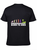 Born To Hike Evolution Black T-Shirt