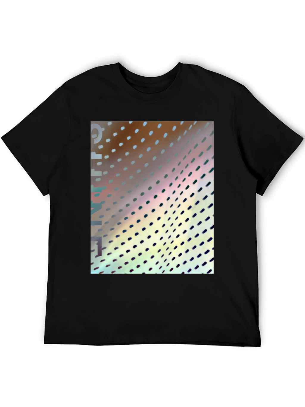 Abstract Dotted Pattern Graphic T-Shirt