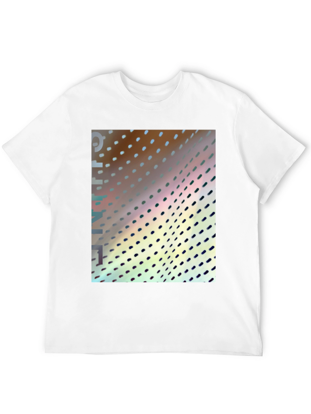 Abstract Dotted Pattern Graphic T-Shirt
