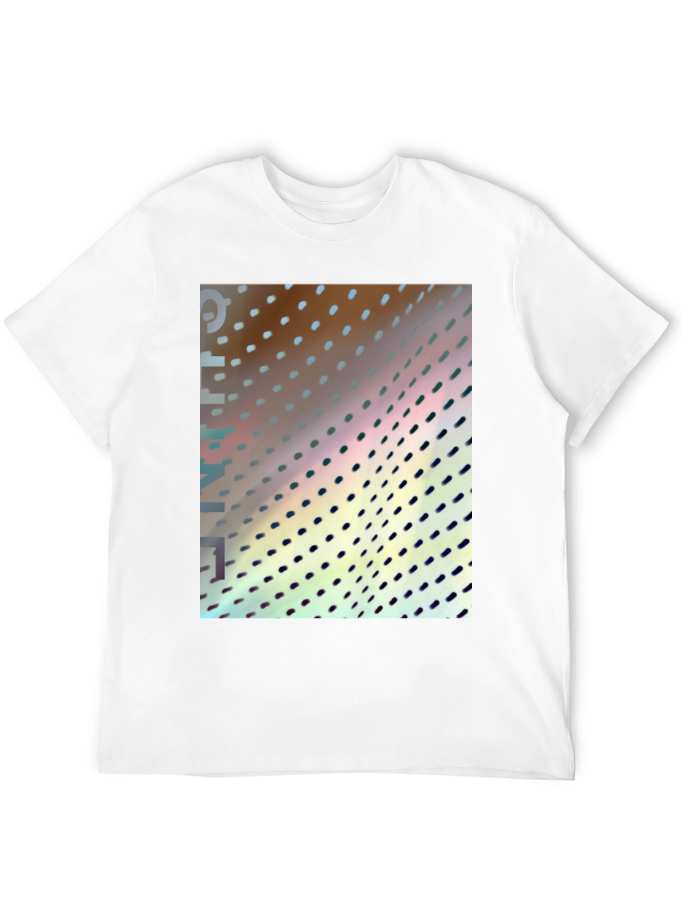 Abstract Dotted Pattern Graphic T-Shirt