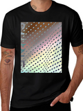 Abstract Dotted Pattern Graphic T-Shirt