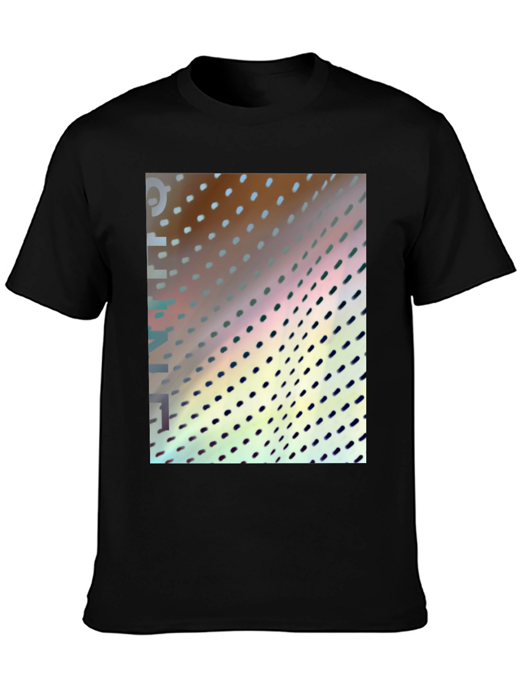 Abstract Dotted Pattern Graphic T-Shirt