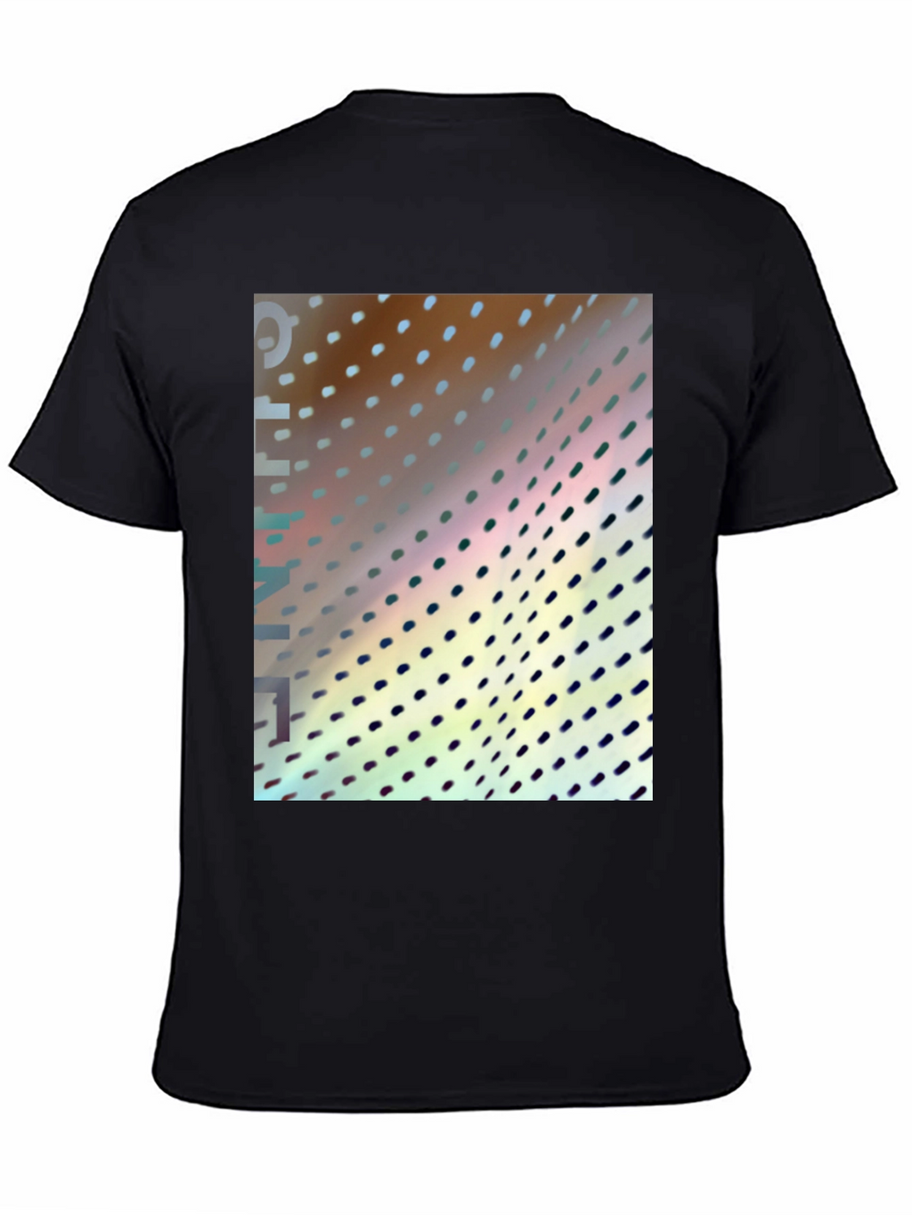 Abstract Dotted Pattern Graphic T-Shirt