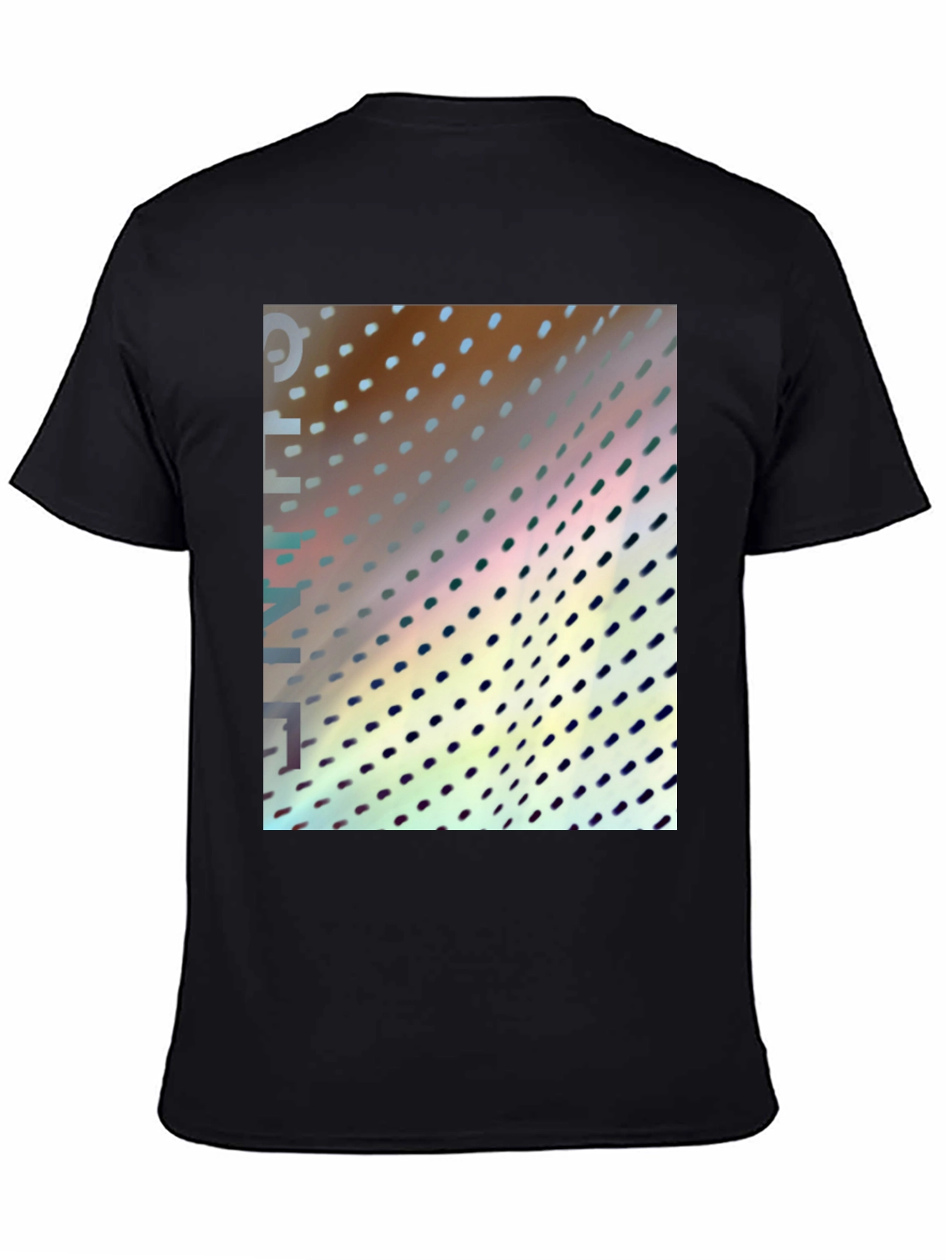 Abstract Dotted Pattern Graphic T-Shirt