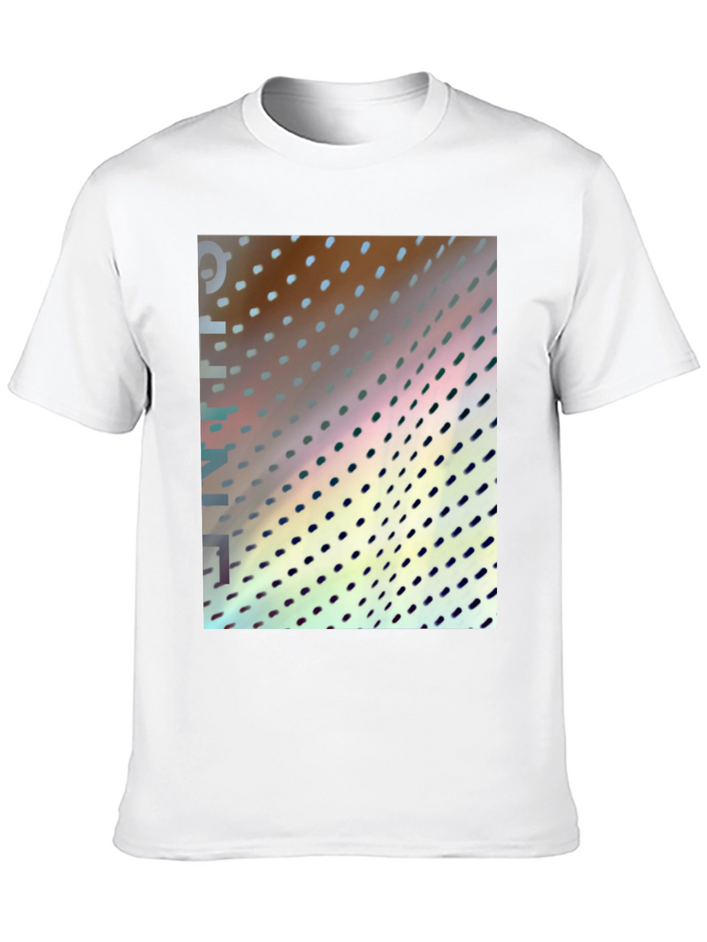 Abstract Dotted Pattern Graphic T-Shirt