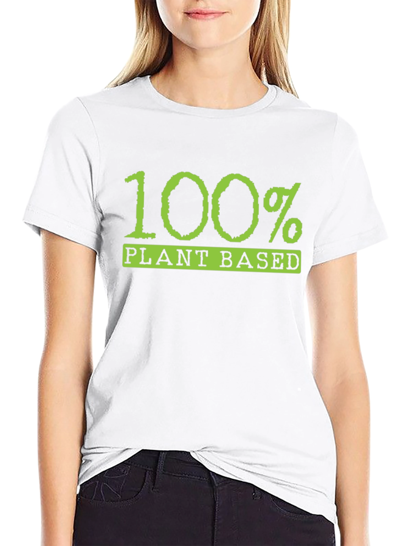 100% Plant Based Graphic T-Shirt - Vegan Lifestyle