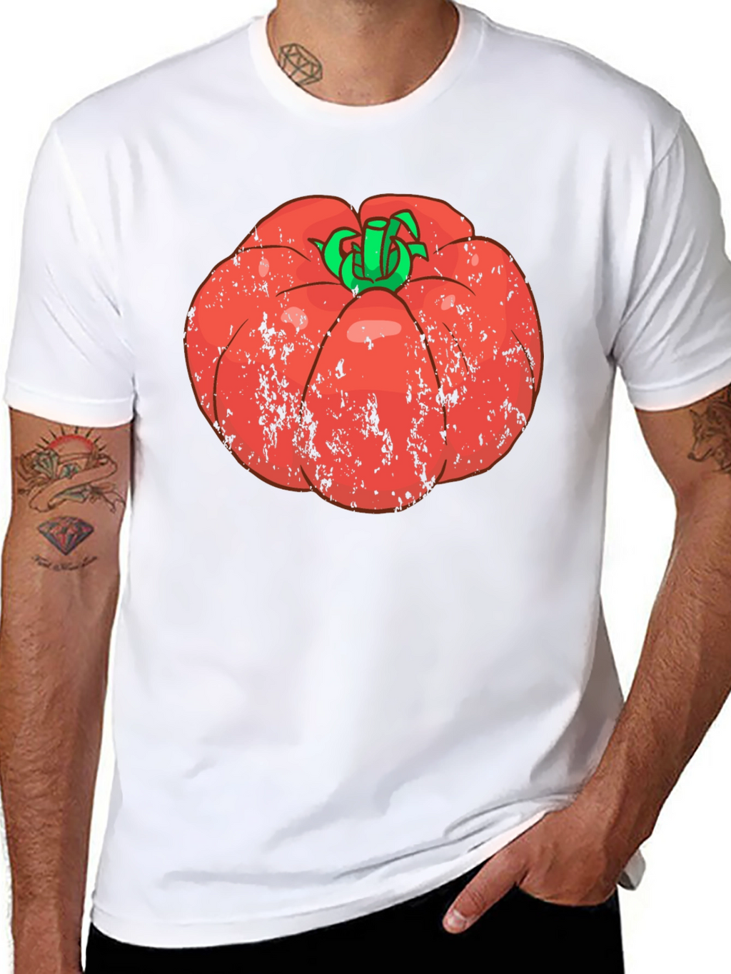 Tomato Graphic Tee - Fun Food T-Shirt