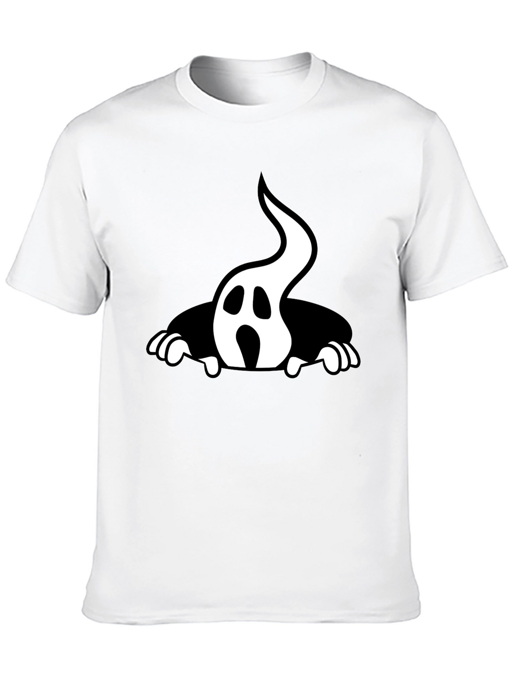Ghost Graphic Tee - Halloween Style