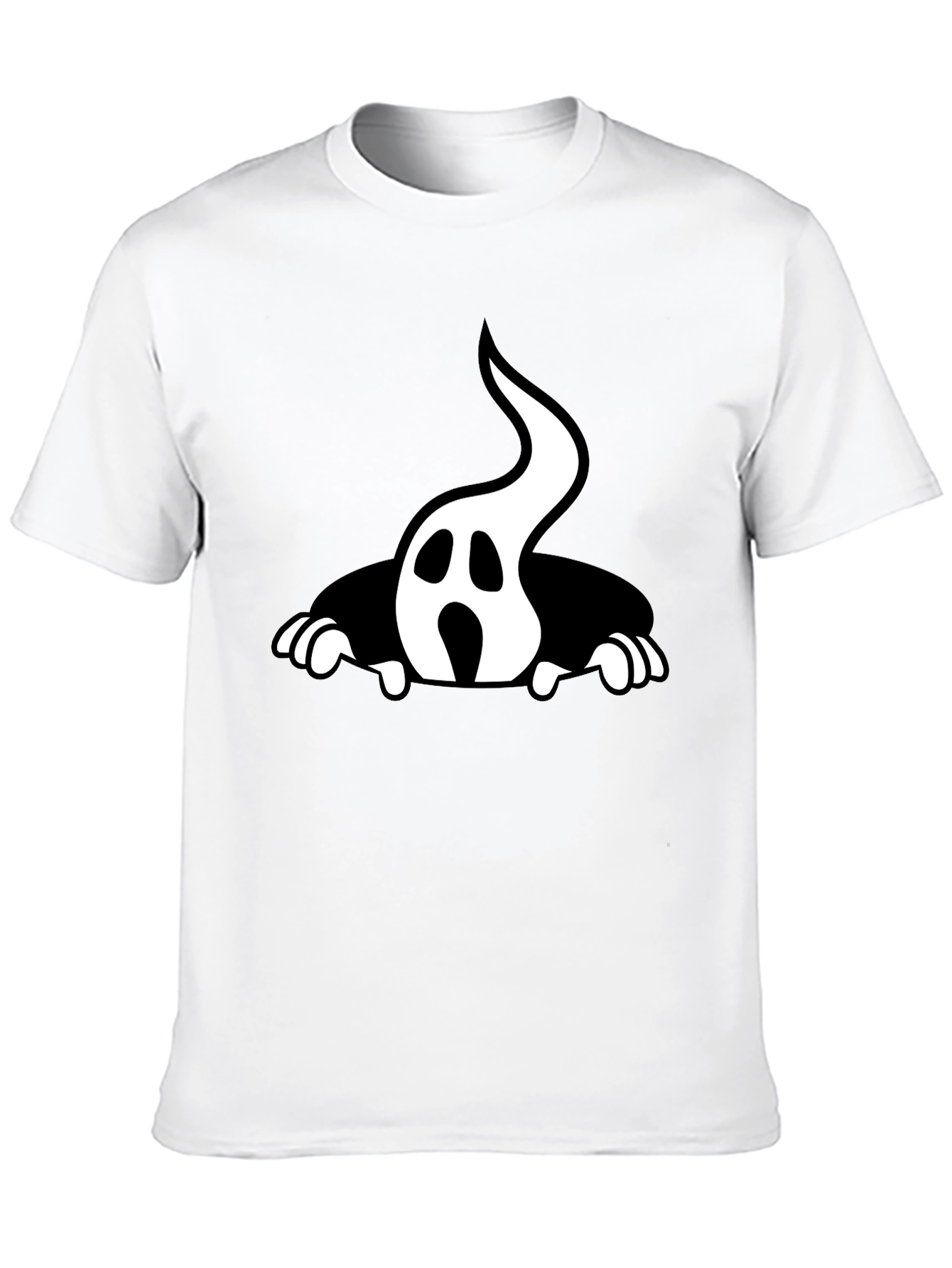 Ghost Graphic Tee - Halloween Style