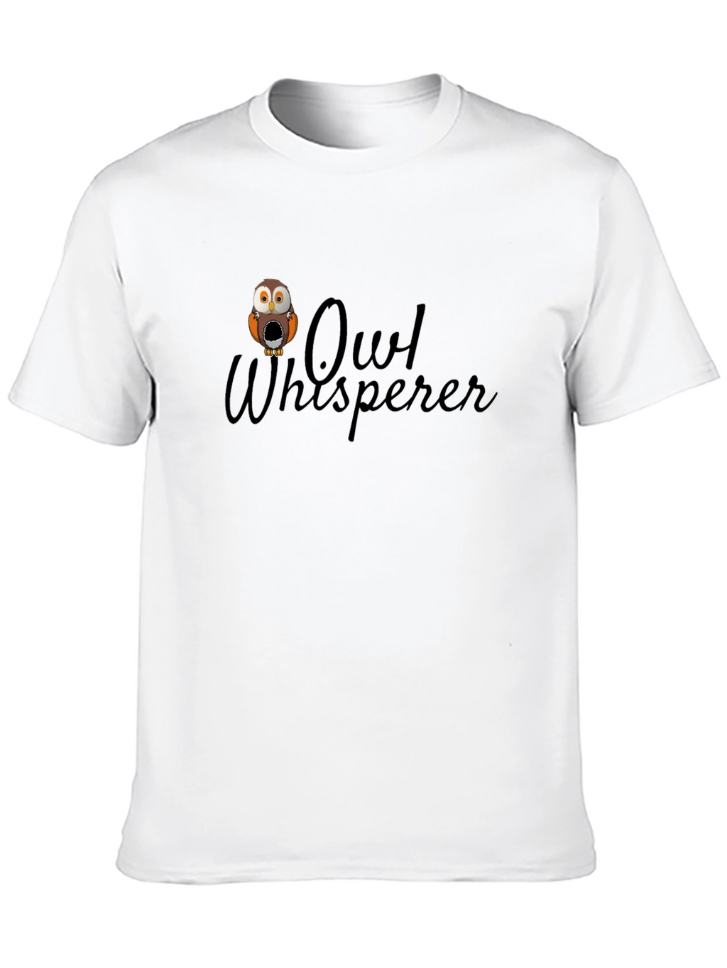 Owl Whisperer Graphic T-Shirt - Black