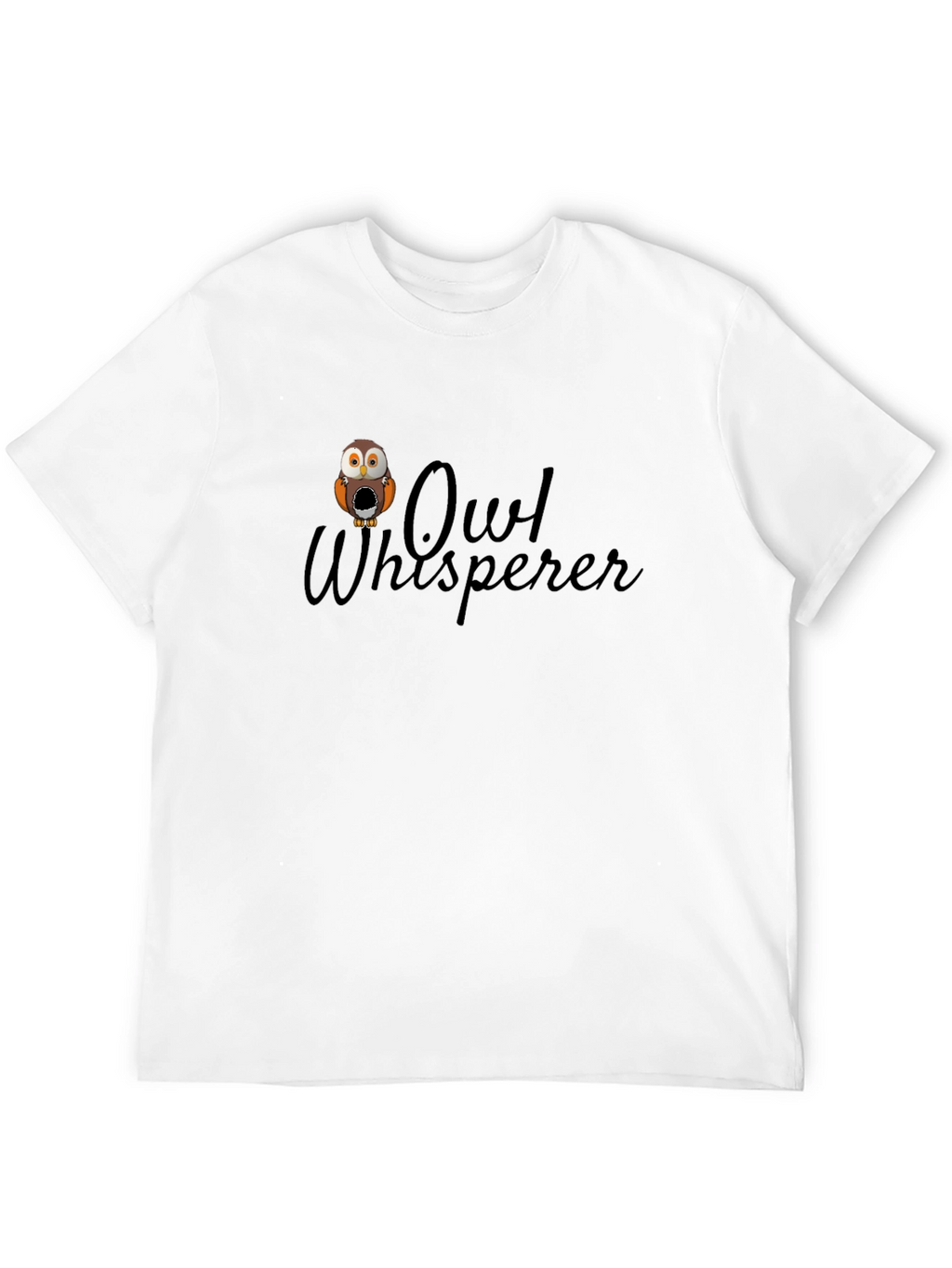 Owl Whisperer Graphic T-Shirt - Black
