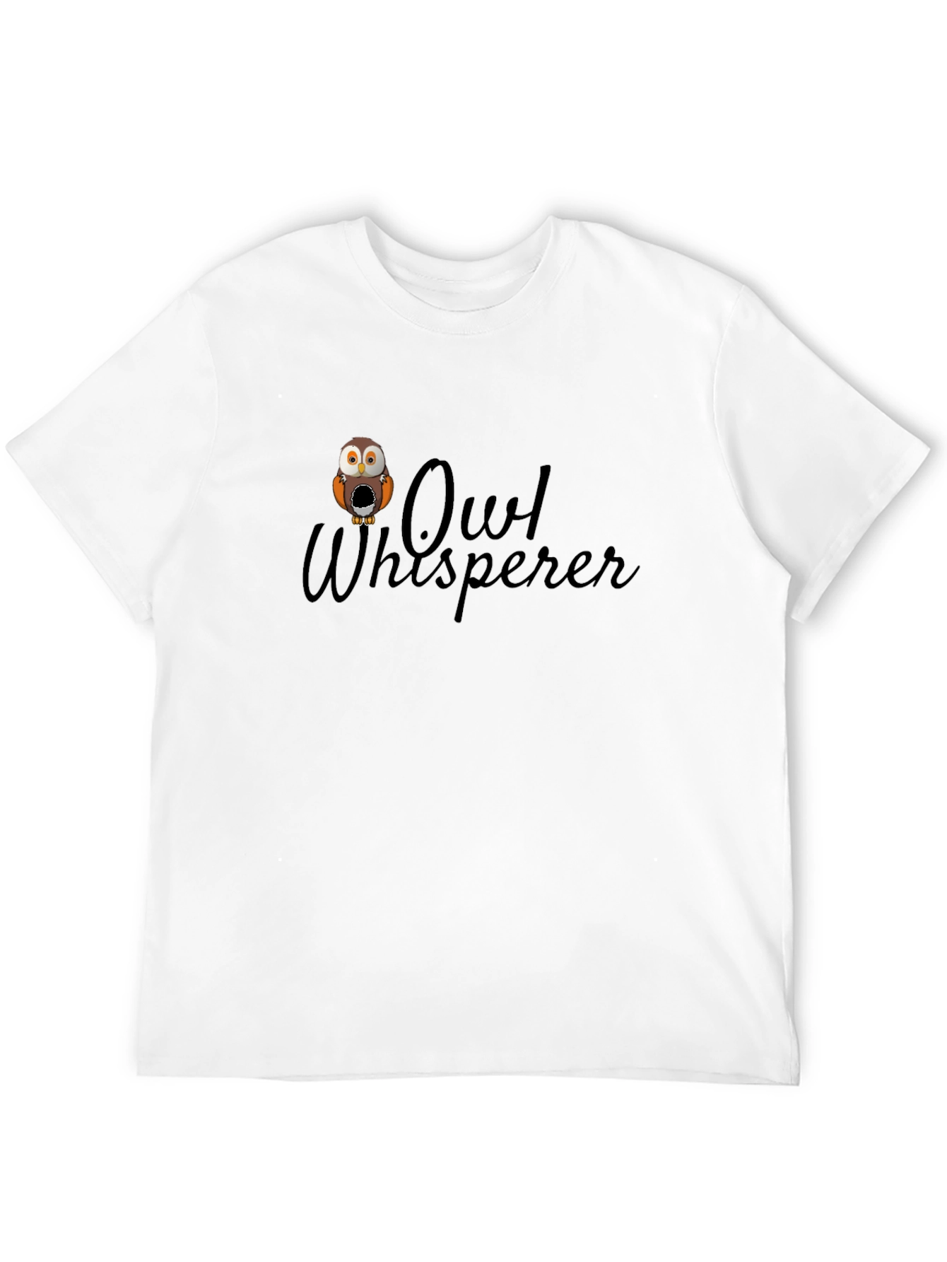 Owl Whisperer Graphic T-Shirt - Black
