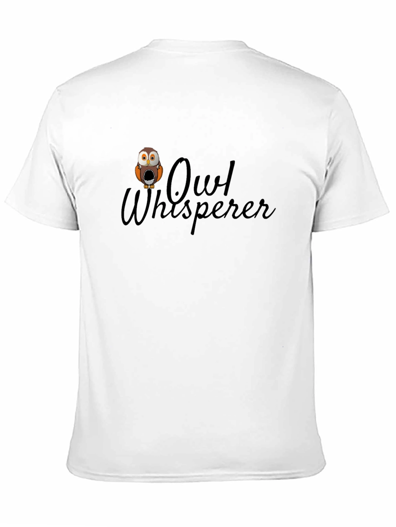 Owl Whisperer Graphic T-Shirt - Black