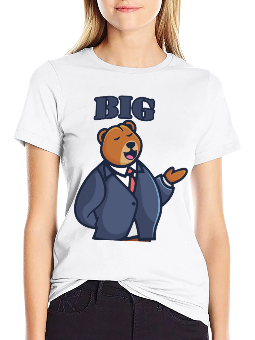 Big Bear T-Shirt - Funny Cartoon Graphic Tee
