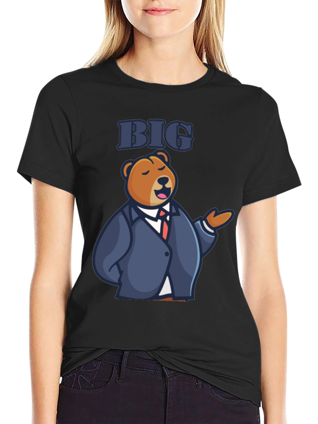 Big Bear T-Shirt - Funny Cartoon Graphic Tee