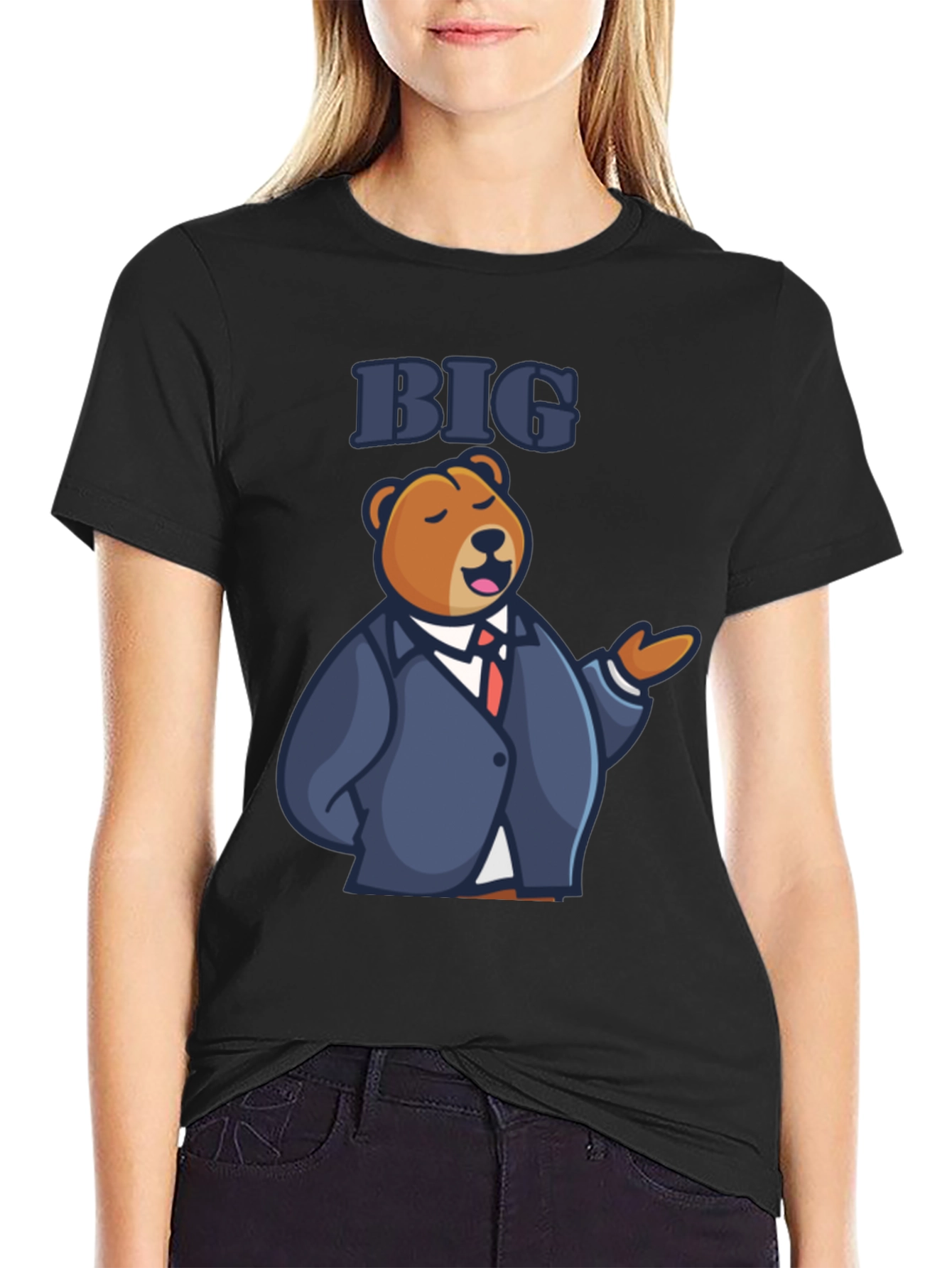 Big Bear T-Shirt - Funny Cartoon Graphic Tee