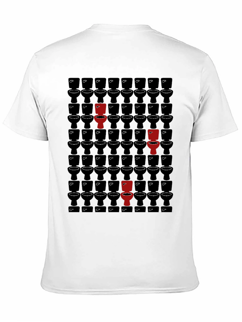 Unique Toilet Pattern T-Shirt