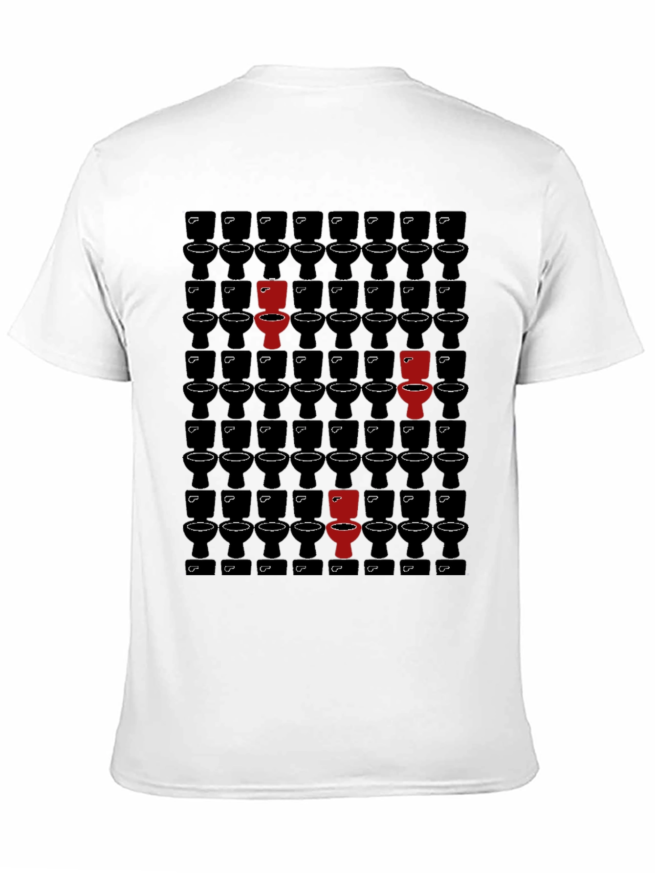 Unique Toilet Pattern T-Shirt