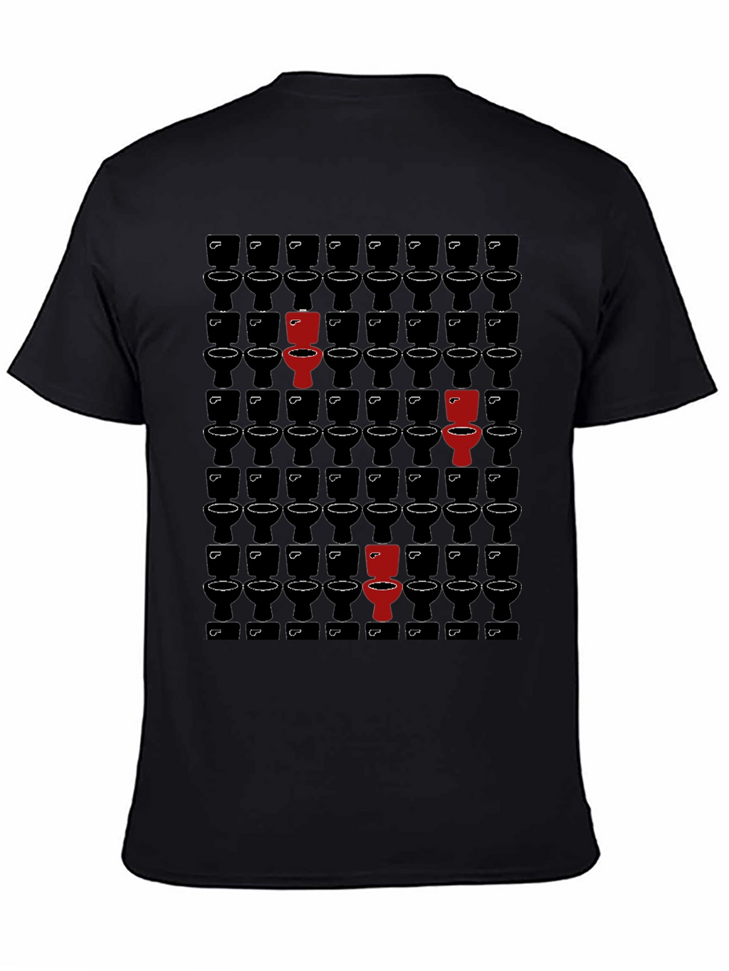 Unique Toilet Pattern T-Shirt