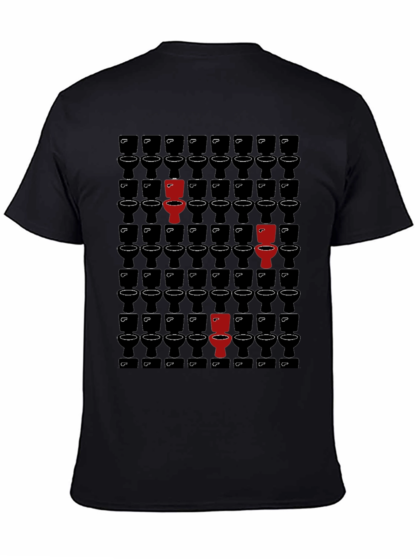 Unique Toilet Pattern T-Shirt